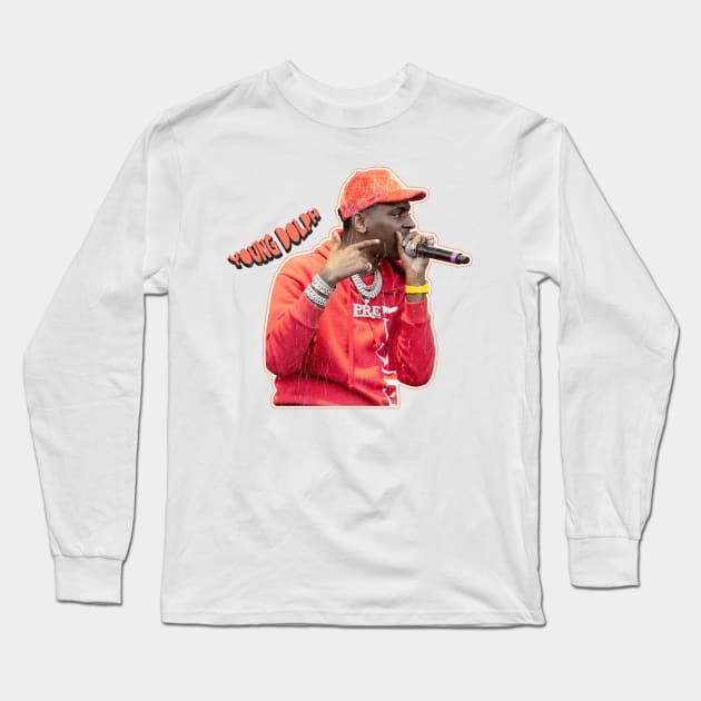 Retro Vintage Young Dolph Long Sleeve T-Shirt by MuraiKacerStore